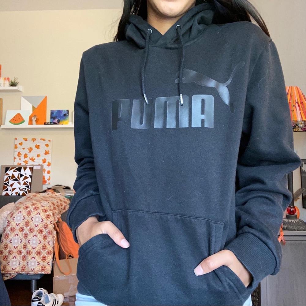 Black on Black UNISEX Puma Hoodie